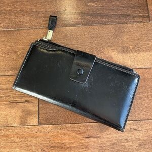 Black Women's Clutch Wallet